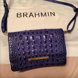 Brahmin Camden Sapphire Crossbody purse